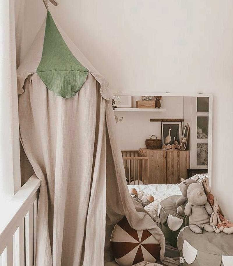 Baldachim do łóżeczka