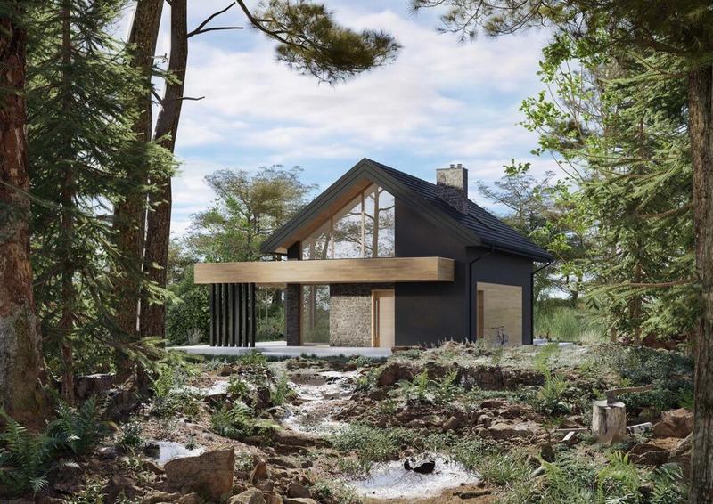 Mały dom ślad węglowy