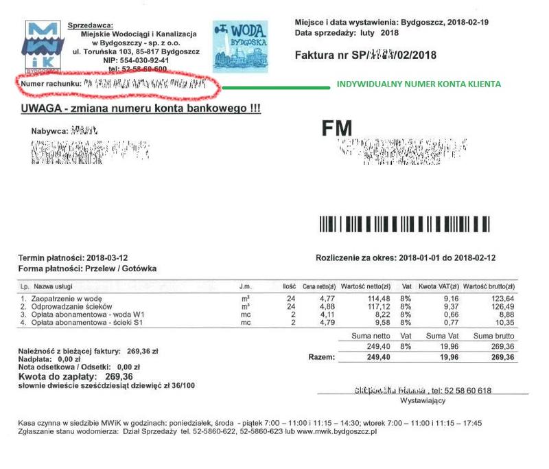 Zgłaszanie stanu licznika gazu