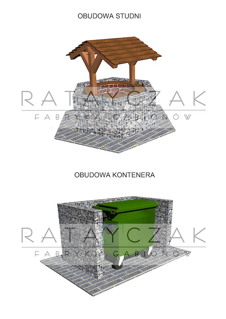 Zabudowa studni w ogrodzie