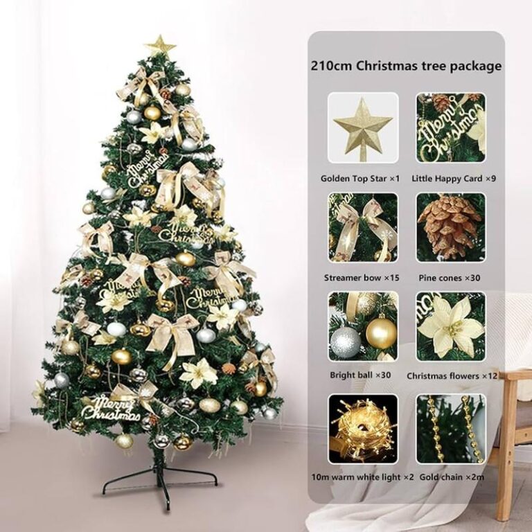 Złoto-srebrna choinka: jak wprowadzić modny blask do Twojego świątecznego wnętrza