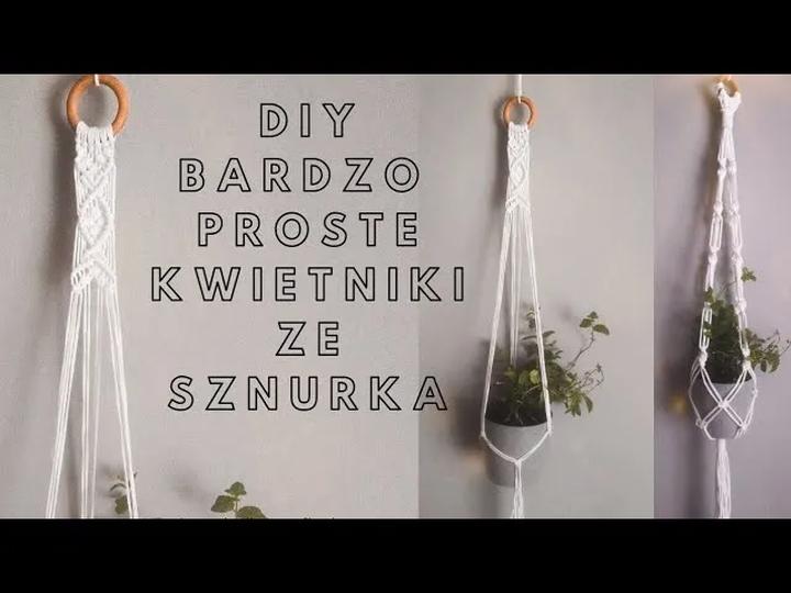 Inspiracje i style kwietnik makramowy