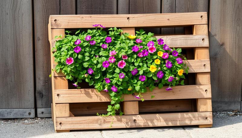 Kwietnik z palet krok po kroku