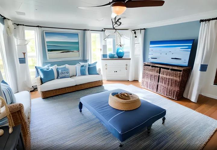 Maritime Chic: 5 Inspirujących Pomysłów na Pokój w Stylu Morskim